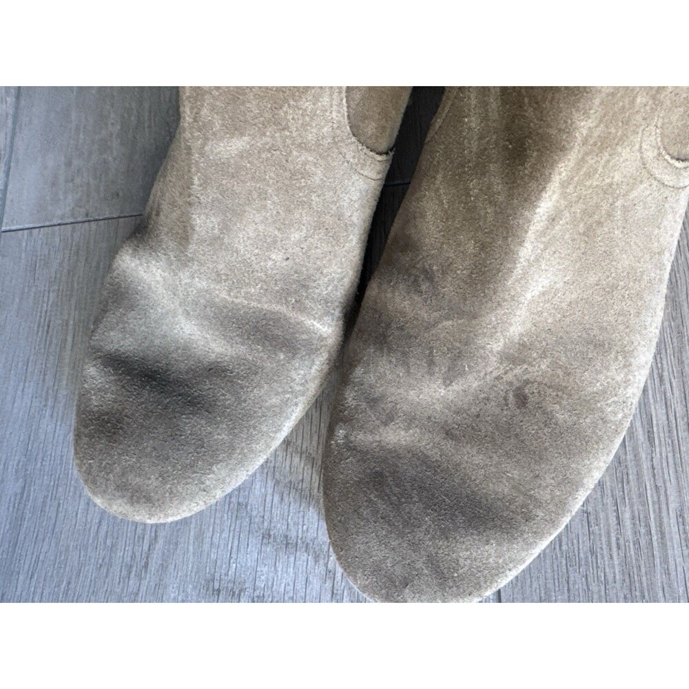 Isabel Marant Suede Western Ankle Boots Taupe Size 39 Made in Italy Women’s 8 - Picture 6 of 16